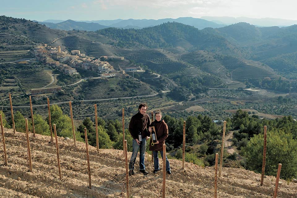 Michel und Christina Vanhoutte auf dem Weingut  Bodegas Mas Alta
