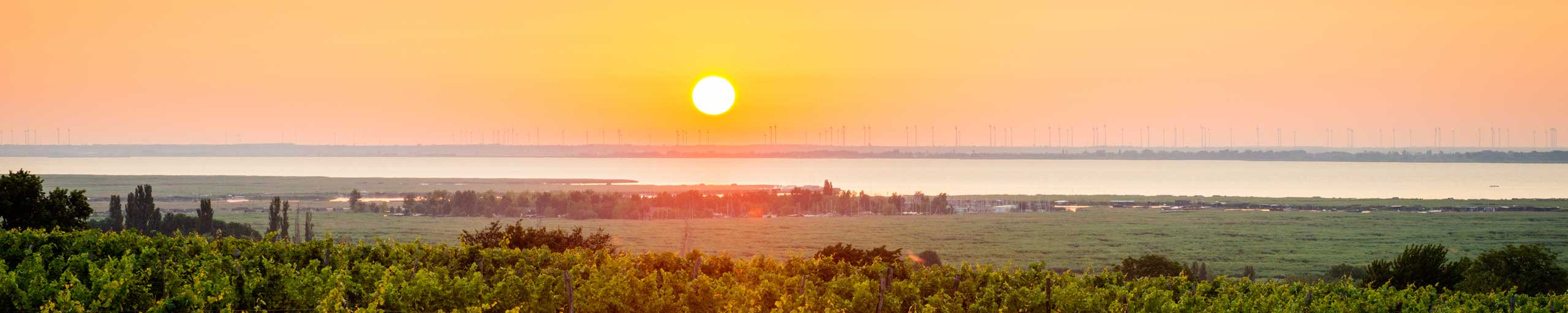 Sonnenuntergang in Österreich