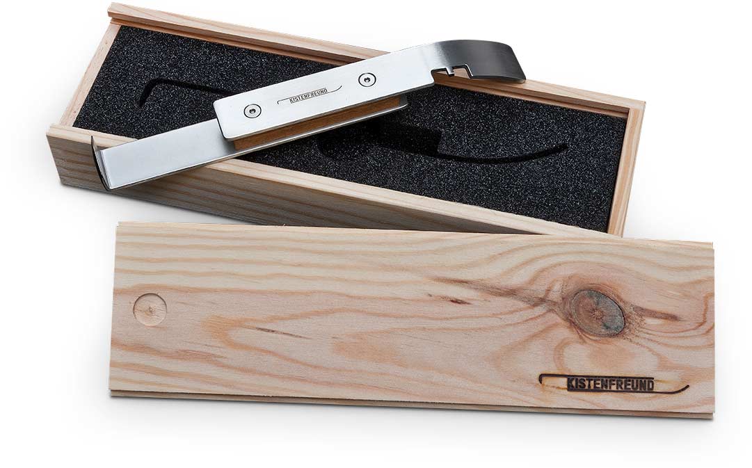 Der Kistenfreund Weinkistenöffner in edler Holzbox
