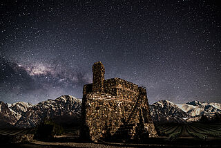 Weingut bei Sternenhimmel