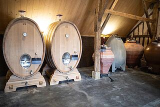 Weinfässer La Grange tiphaine