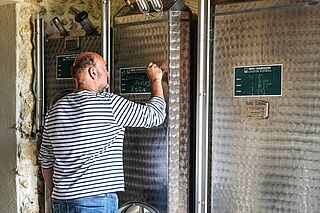 Weinkeller von Georges Laval