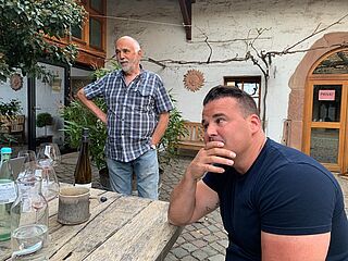 Der alte und kleine Fritz Becker