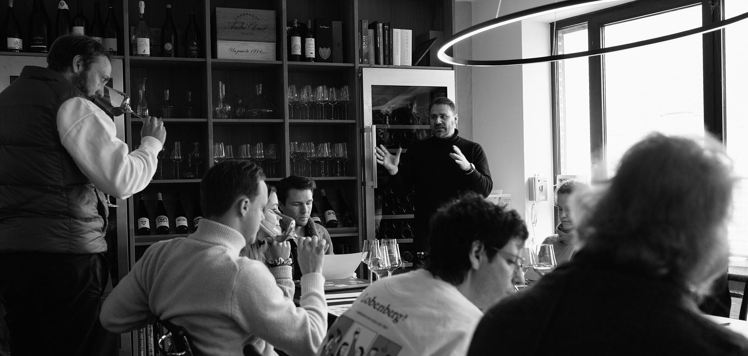 Verkostung mit Expertenerklärung in der Sommelier Academy