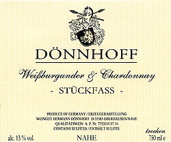 Weißburgunder Chardonnay Stückfass trocken 2016