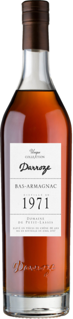 Domaine de Petit Lassis à Lagrange Bas Armagnac 1971