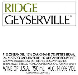 Geyserville 2014