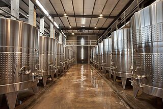 Vintanke i vinkælderen  Vintanke i Vina Cobos' vinkælder