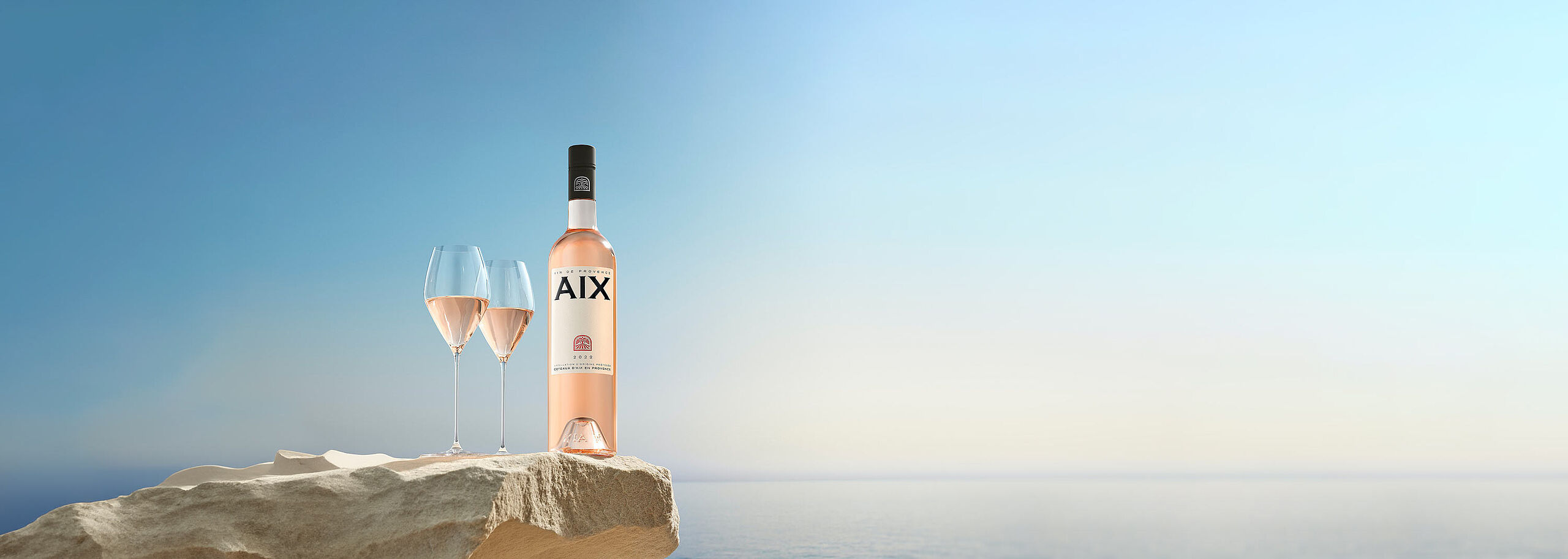 En flaske Aix ved havet