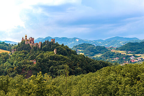 Die Landschaft von Emilia Romagna