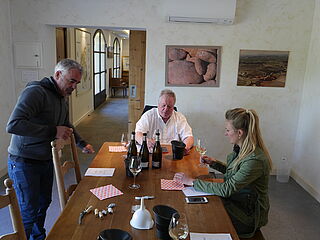 Heiner mit Bruno Gaspard und Marielou Vacheron