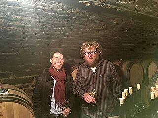 Markus Budai mit Sylvain Pataille