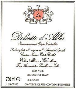 Dolcetto d’Alba 2015