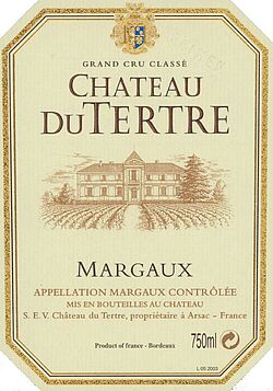 Chateau Du Tertre 5eme Cru 2010