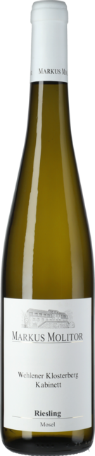 Riesling Wehlener Klosterberg Kabinett Weiße Kapsel trocken 2016