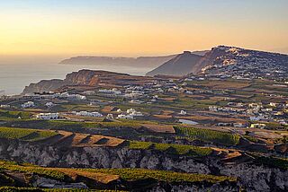 Santorinis kystlinje Santorinis kystlinje
