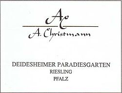 Riesling trocken Deidesheimer Paradiesgarten 2013