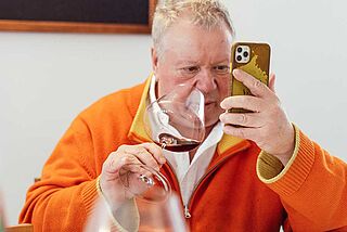 Heiner Lobenberg bei Barolo Verkostung Heiner Lobenberg bei Barolo Verkostung