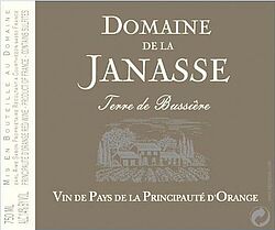 Vin de Pays d'Orange Terre de Bussiere 2012