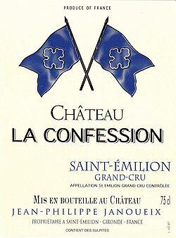 Chateau La Confession Grand Cru Classe 2011