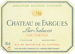 Chateau de Fargues Cru Classe (fruchtsüß) 2008