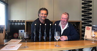 Heiner mit Nicolas Boiron von Bosquet des Papes