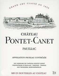 Chateau Pontet Canet 5eme Cru 2012