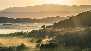 Landschaft in Luberon Landschaft in Luberon