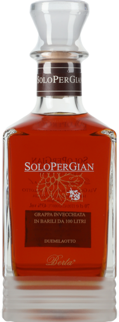 Grappa Solo Per Gian Sonderfüllung Fass 88 2008