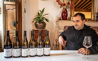 Weinverkostung auf dem Weingut Jean-Marc Vincent Weinverkostung auf dem Weingut Jean-Marc Vincent