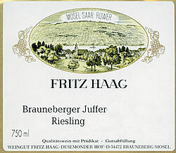 Brauneberger Juffer Riesling trocken (Spätlese) 2012