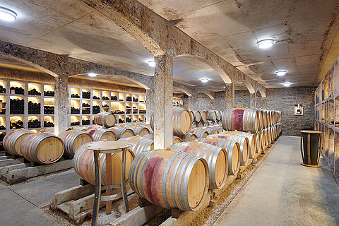 Der Weinkeller von Domaine Mugneret-Gibourg