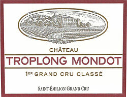 Chateau Troplong Mondot 1er Grand Cru Classe B 2012