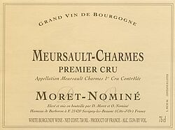 Meursault 1er Cru Charmes 2018