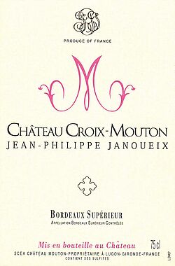 Chateau Croix Mouton Bordeaux Superieur 2010