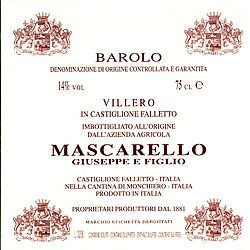 Barolo Villero 2011