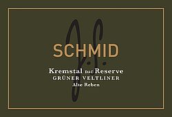 Grüner Veltliner Reserve Kremser Alte Reben 2012