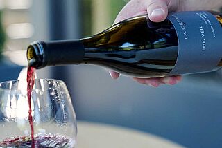 Smagning af rødvin på La Crema