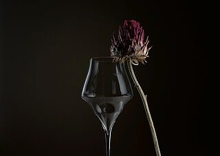 Gläser Josephinenhütte Präsentation Sektflöte