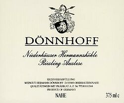 Riesling Niederhäuser Hermannshöhle Auslese Goldkapsel (fruchtsüß) 2015