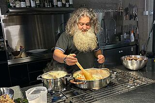 Frokost med Raul Perez