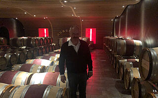 Mit Daniel Gantenbein auf Chateau Angelus