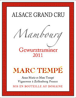 Gewürztraminer Mambourg Grand Cru 2011