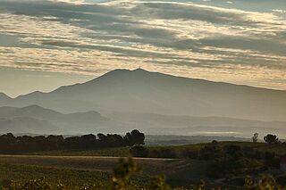 Berge im Hintergrund