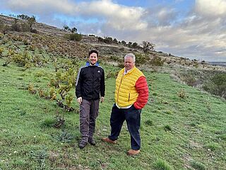 Heiner sammen med Terry Kandylis