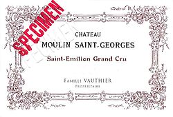 Chateau Moulin Saint Georges Grand Cru 2005