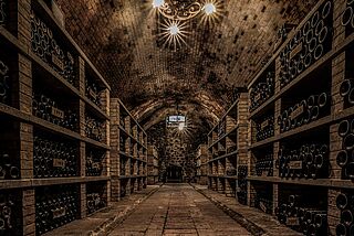 Weinkeller von Castello della Sala