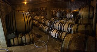 Laherte Frères Weinfässer