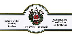 Eitelsbacher Karthäuserhofberg Riesling Schieferkristall trocken 2011