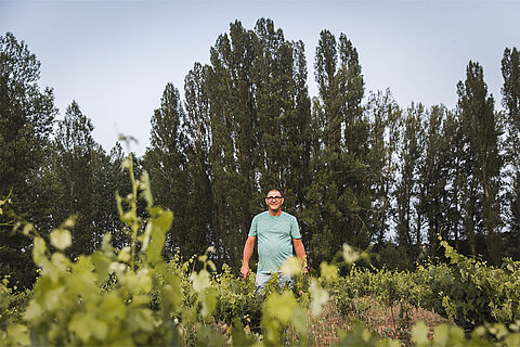 Der Winzer Bertrand Sourdais